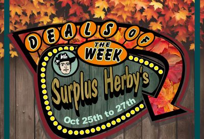 Surplus Herby's Flyer October 25 to 27