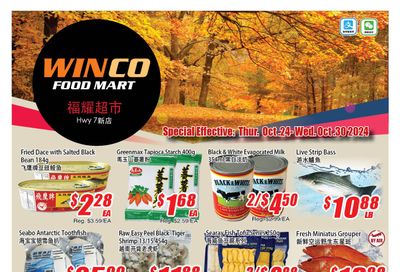 WinCo Food Mart (HWY 7) Flyer October 24 to 30