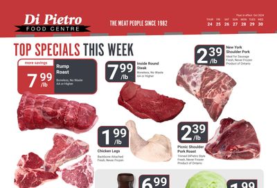 Di Pietro Food Centre Flyer October 24 to 30