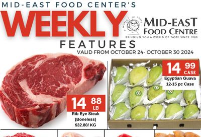 Mid-East Food Centre Flyer October 24 to 30