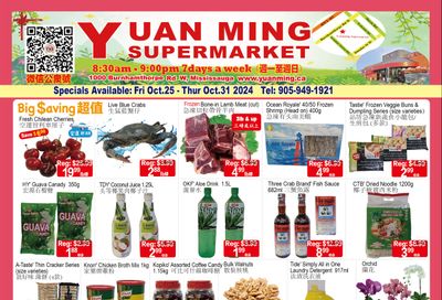 Yuan Ming Supermarket Flyer October 25 to 31