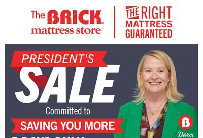 The Brick Mattress Store Flyer October 24 to 28