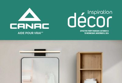 Canac Decor Flyer October 24 to 30