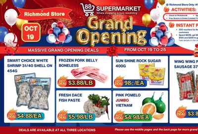 88 Supermarket (Richmond) Flyer October 19 to 25