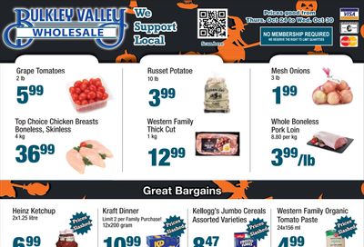 Bulkley Valley Wholesale Flyer October 24 to 30