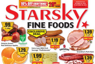 Starsky Foods Flyer October 24 to 30