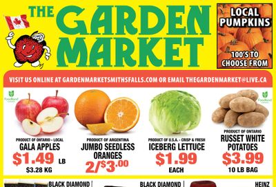 The Garden Market Flyer October 25 to 31