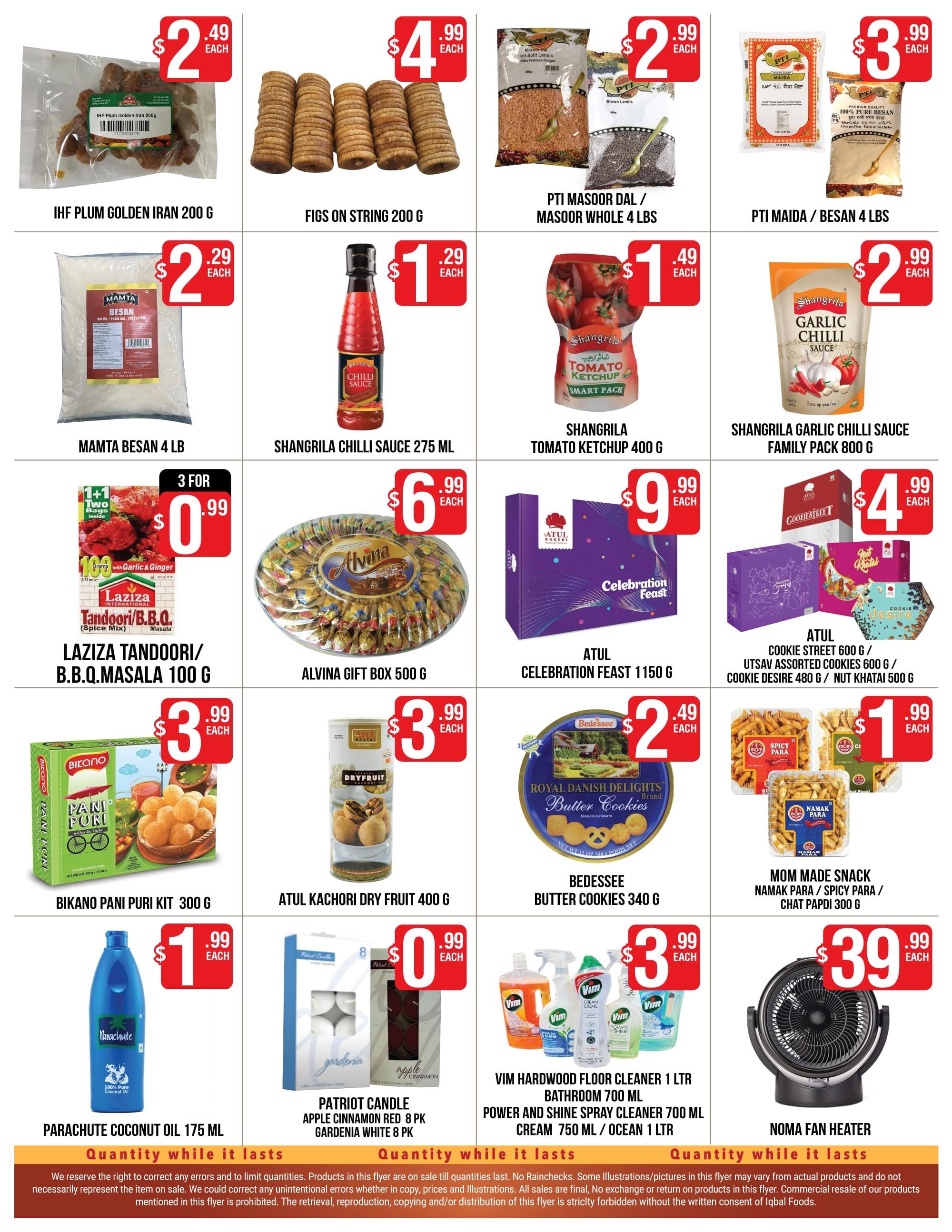 Iqbal Foods Flyer October 24 to November 6