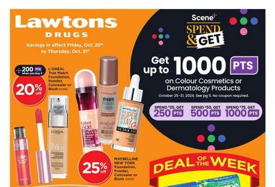 Lawtons Drugs Flyer October 25 to 31