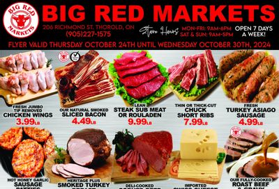 Big Red Markets Flyer October 24 to 30