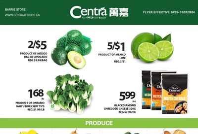 Centra Foods (Barrie) Flyer October 25 to 31