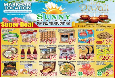 Sunny Foodmart (Markham) Flyer October 25 to 31