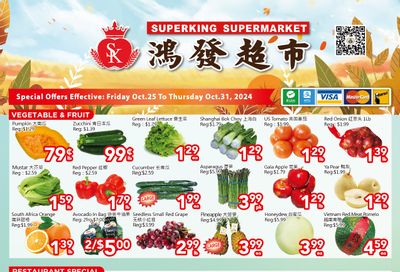 Superking Supermarket (North York) Flyer October 25 to 31