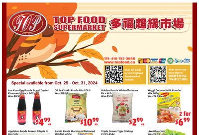 Top Food Supermarket Flyer October 25 to 31