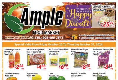 Ample Food Market (Brampton) Flyer October 25 to 31