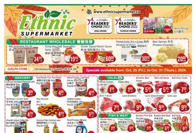 Ethnic Supermarket (Guelph) Flyer October 25 to 31