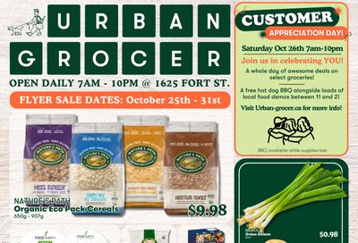 Urban Grocer Flyer October 25 to 31