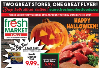 Fresh Market Foods Flyer October 25 to 31