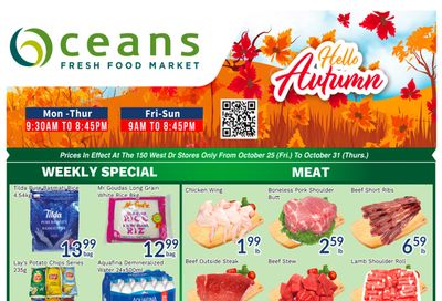 Oceans Fresh Food Market (West Dr., Brampton) Flyer October 25 to 31