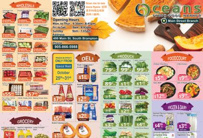 Oceans Fresh Food Market (Main St., Brampton) Flyer October 25 to 31