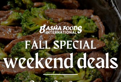 Basha Foods International Weekend Deals Flyer October 25 to 28