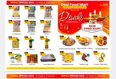 Desi Food Mart Flyer October 24 to November 4