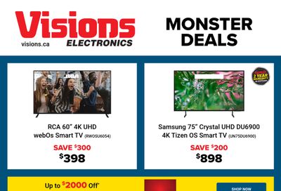 Visions Electronics Top Deals Flyer October 25 to 31