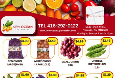 New Ocean Supermarket Flyer October 25 to November 7