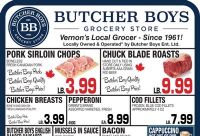 Butcher Boys Grocery Store Flyer October 25 to 31