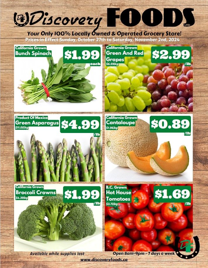 Discovery Foods Flyer October 27 to November 2