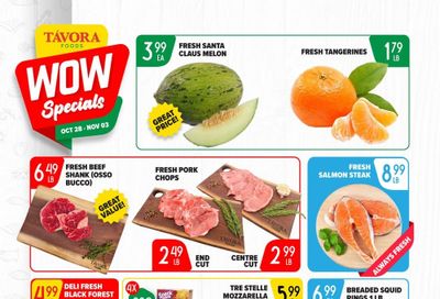 Tavora Foods Flyer October 28 to November 3