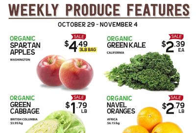 Pomme Natural Market Weekly Produce Flyer October 29 to November 4