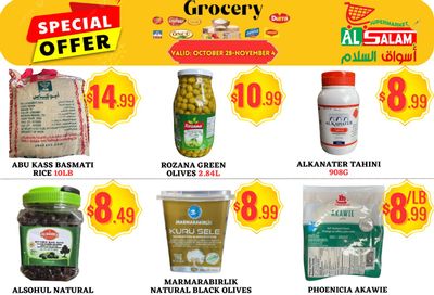 Al-Salam Supermarket Flyer October 29 to November 4