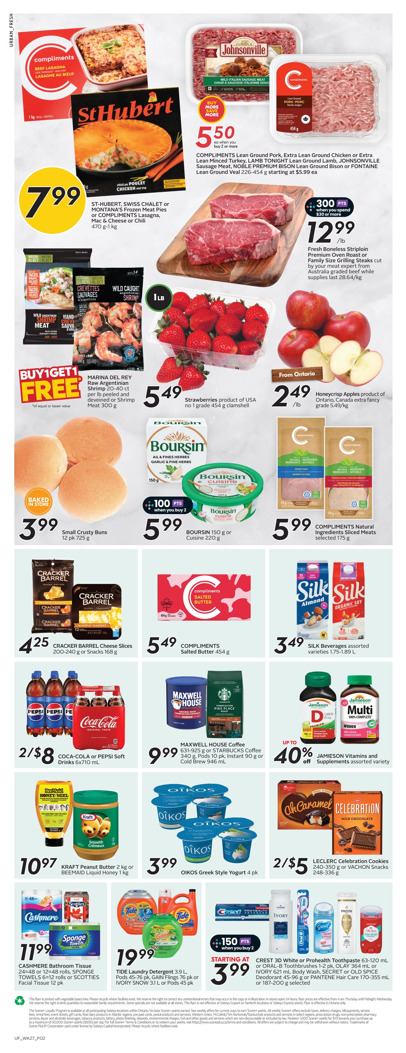 Sobeys Urban Fresh Flyer October 31 to November 6