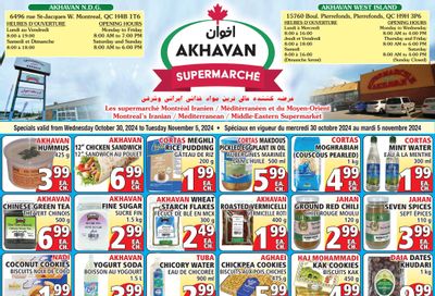 Akhavan Supermarche Flyer October 30 to November 5