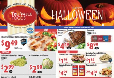 Tru Value Foods Flyer October 30 to November 5