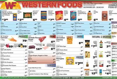 Western Foods Flyer October 30 to November 5