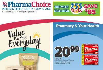 PharmaChoice (BC, AB, SK & MB) Flyer October 31 to November 6