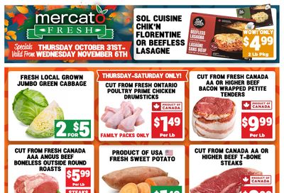 Mercato Fresh Flyer October 31 to November 6