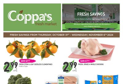 Coppa's Fresh Market Flyer October 31 to November 6