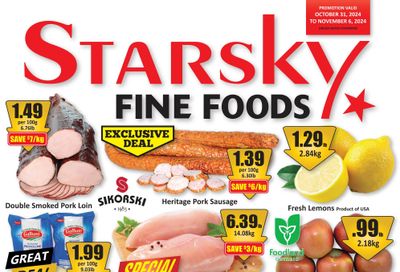 Starsky Foods Flyer October 31 to November 6