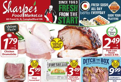 Sharpe's Food Market Flyer October 31 to November 6