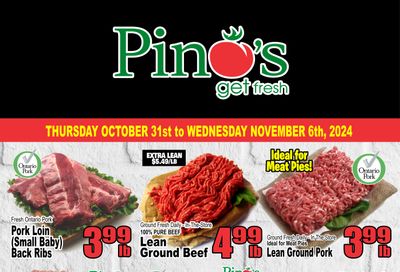 Pino's Flyer October 31 to November 6