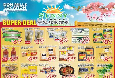 Sunny Foodmart (Don Mills) Flyer November 1 to 7