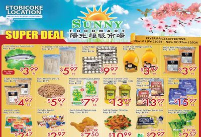 Sunny Foodmart (Etobicoke) Flyer November 1 to 7