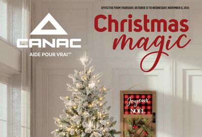 Canac Christmas Magic Flyer October 31 to November 6