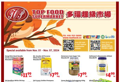 Top Food Supermarket Flyer November 1 to 7