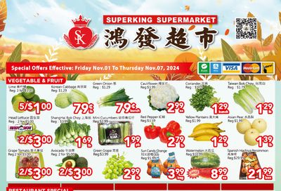 Superking Supermarket (North York) Flyer November 1 to 7