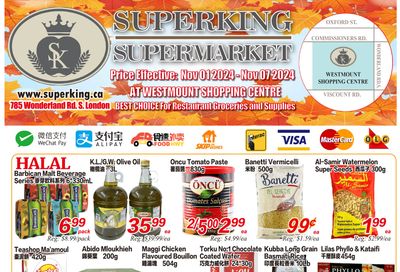 Superking Supermarket (London) Flyer November 1 to 7