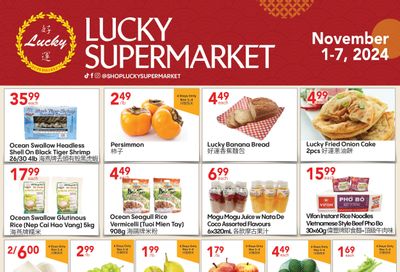 Lucky Supermarket (Edmonton) Flyer November 1 to 7